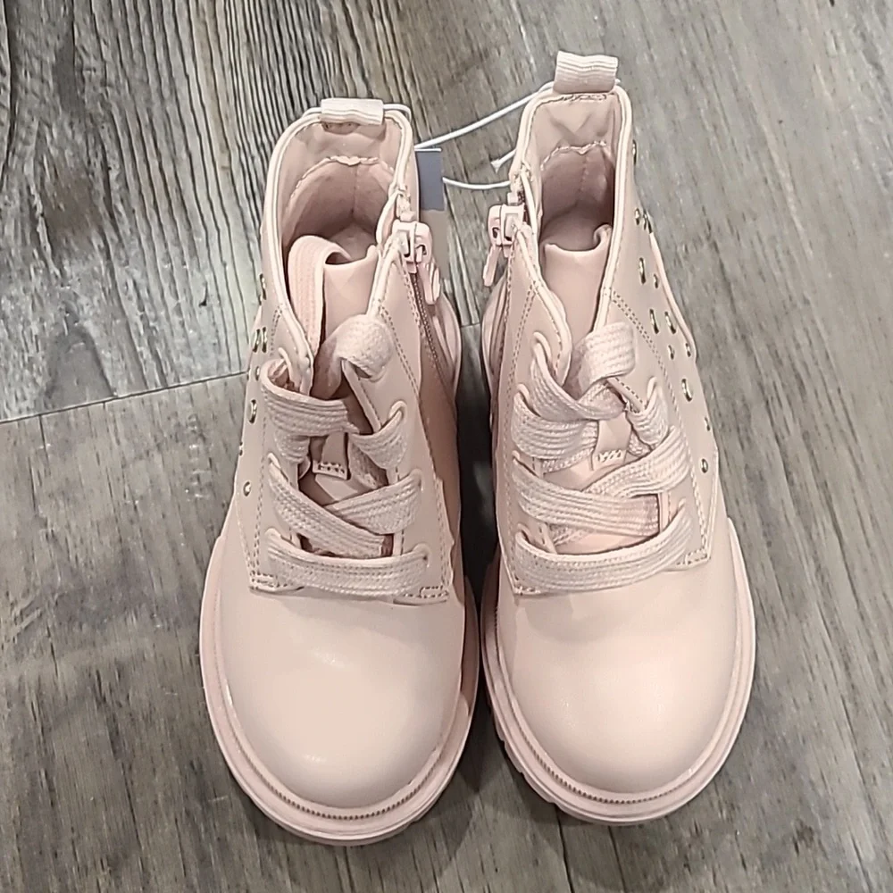 Cat & Jack Toddler Pearl Studded Pink Boots